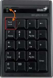 NumPad на клавиатуре для альт кодов